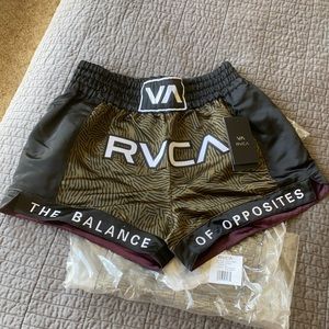 NWT RVCA Muay Thai shorts